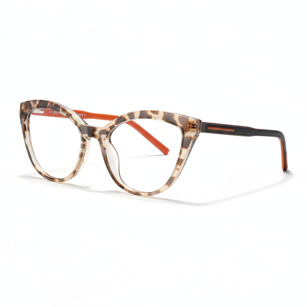 TR90 Retro Cat Eye Glasses Frame - Anti Blue Light Optical Prescription Eyewear