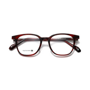 Monture petit carré haute qualité en écailles rétro, ultra-légère, style artistique et distingué pour homme