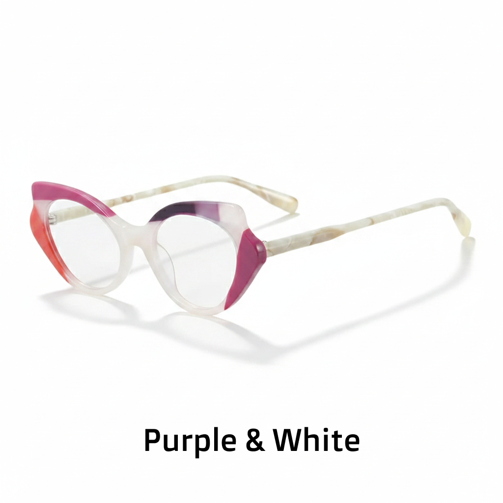 Retro-Cat-Eye-Acetat-Optikrahmen