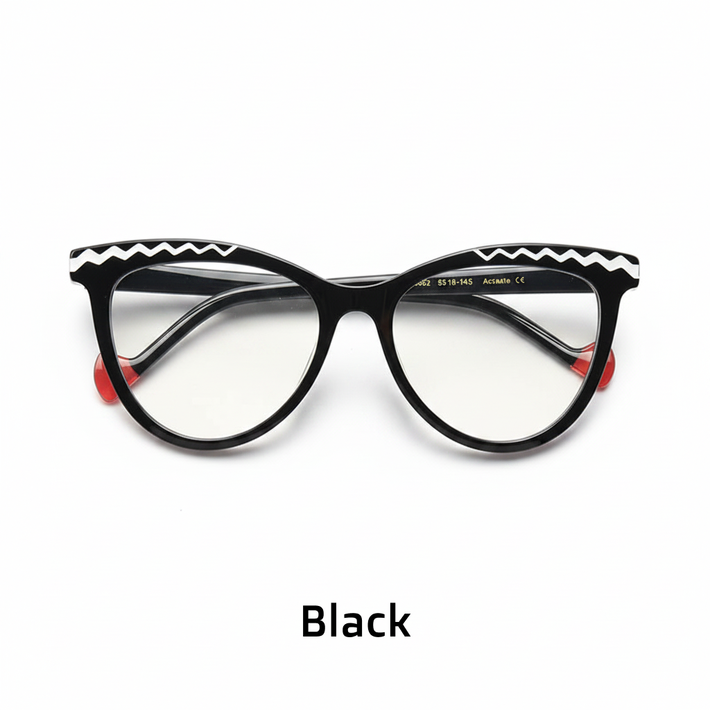 Montature per occhiali da vista Cat Eye in acetato