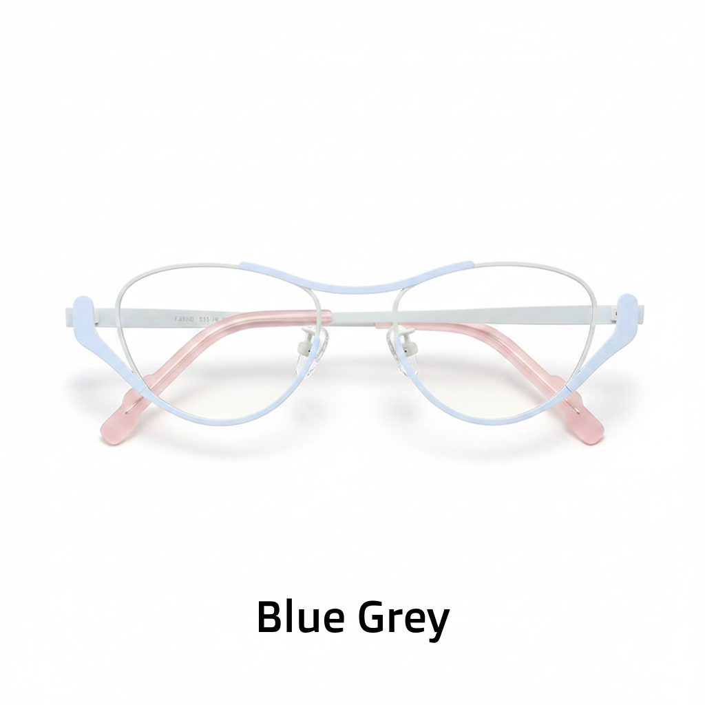 Titanium Cat Eye Optical Glasses Frame