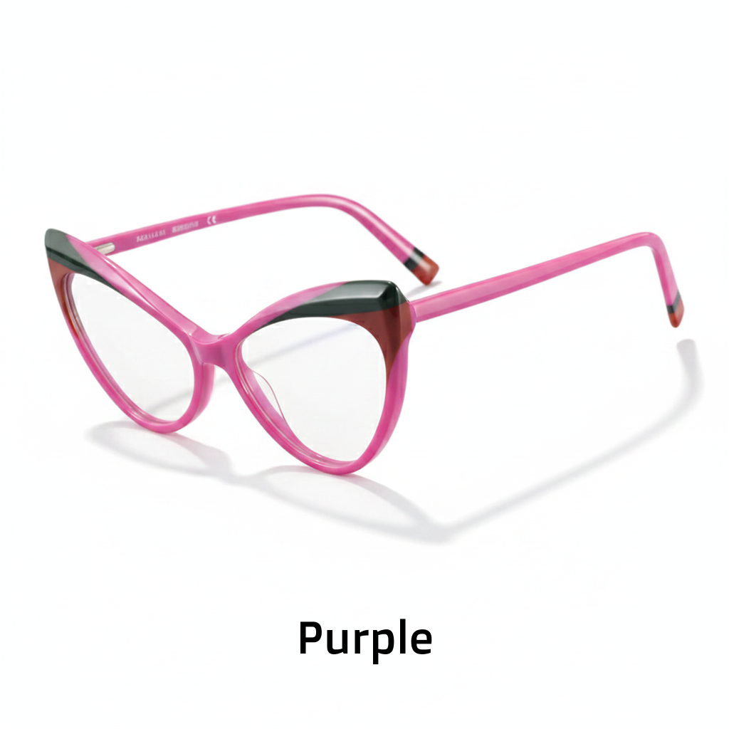 Cat-Eye Acetate Optical Frames