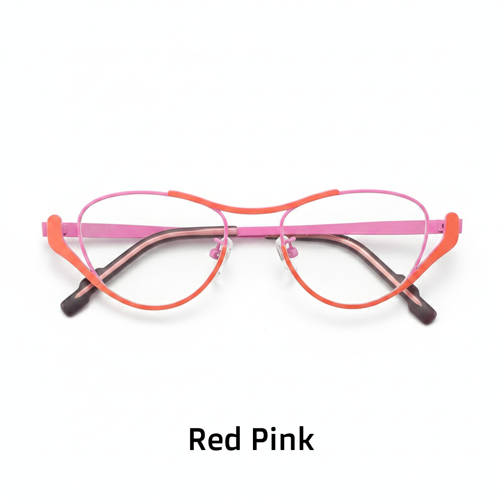 Titanium Cat Eye Optical Glasses Frame