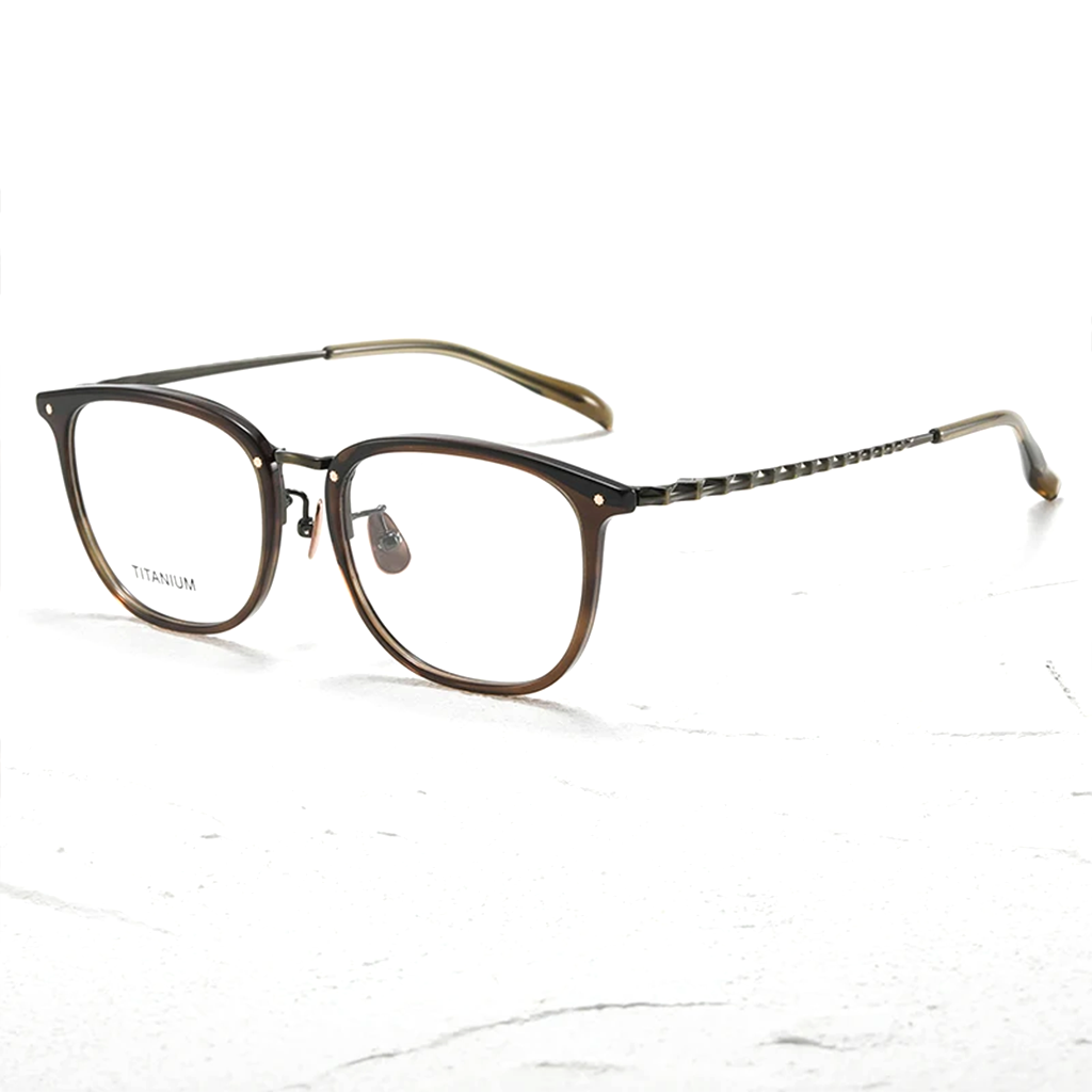 Titanium Round Eyeglass Frames – Unisex Optical