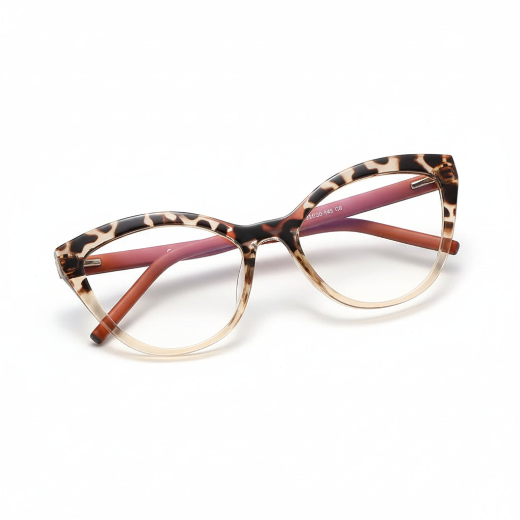 TR90 Retro Cat Eye Glasses Frame - Anti Blue Light Optical Prescription Eyewear